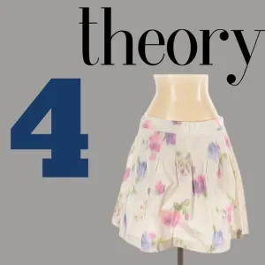 Sz 4 Theory Floral Mini Skirt